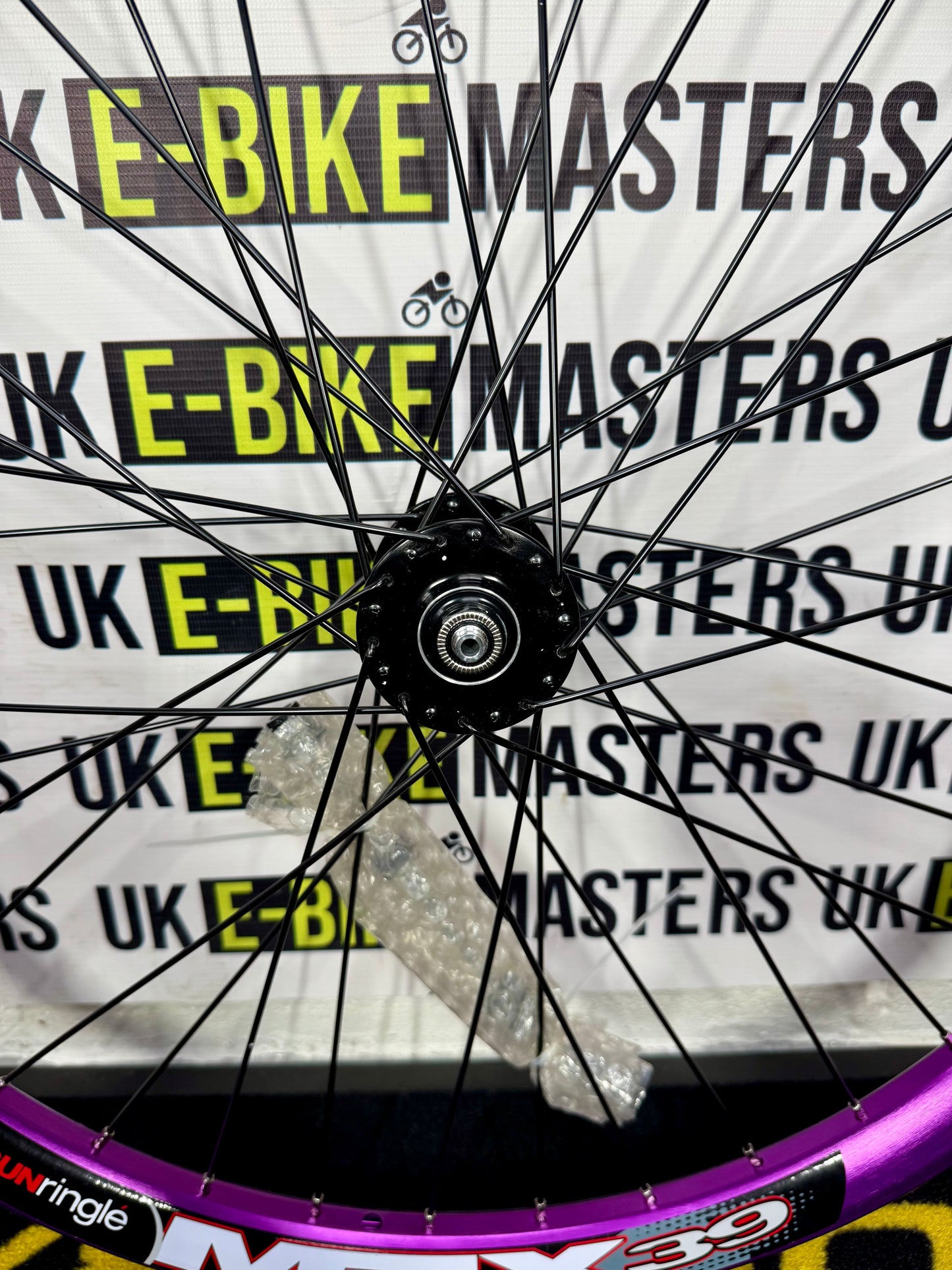 MTX Quick Release Front Wheel Purple 27.5”