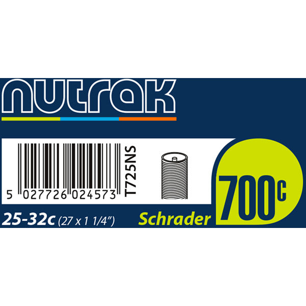 Nutrak 700c 25-32c Schrader Valve Inner Tube