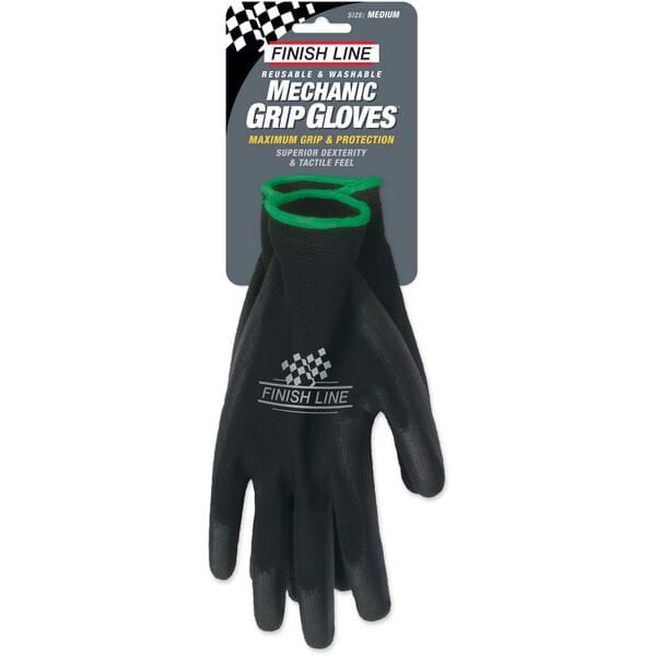 Finish Line Mechanic Grip Gloves - Small / Medium