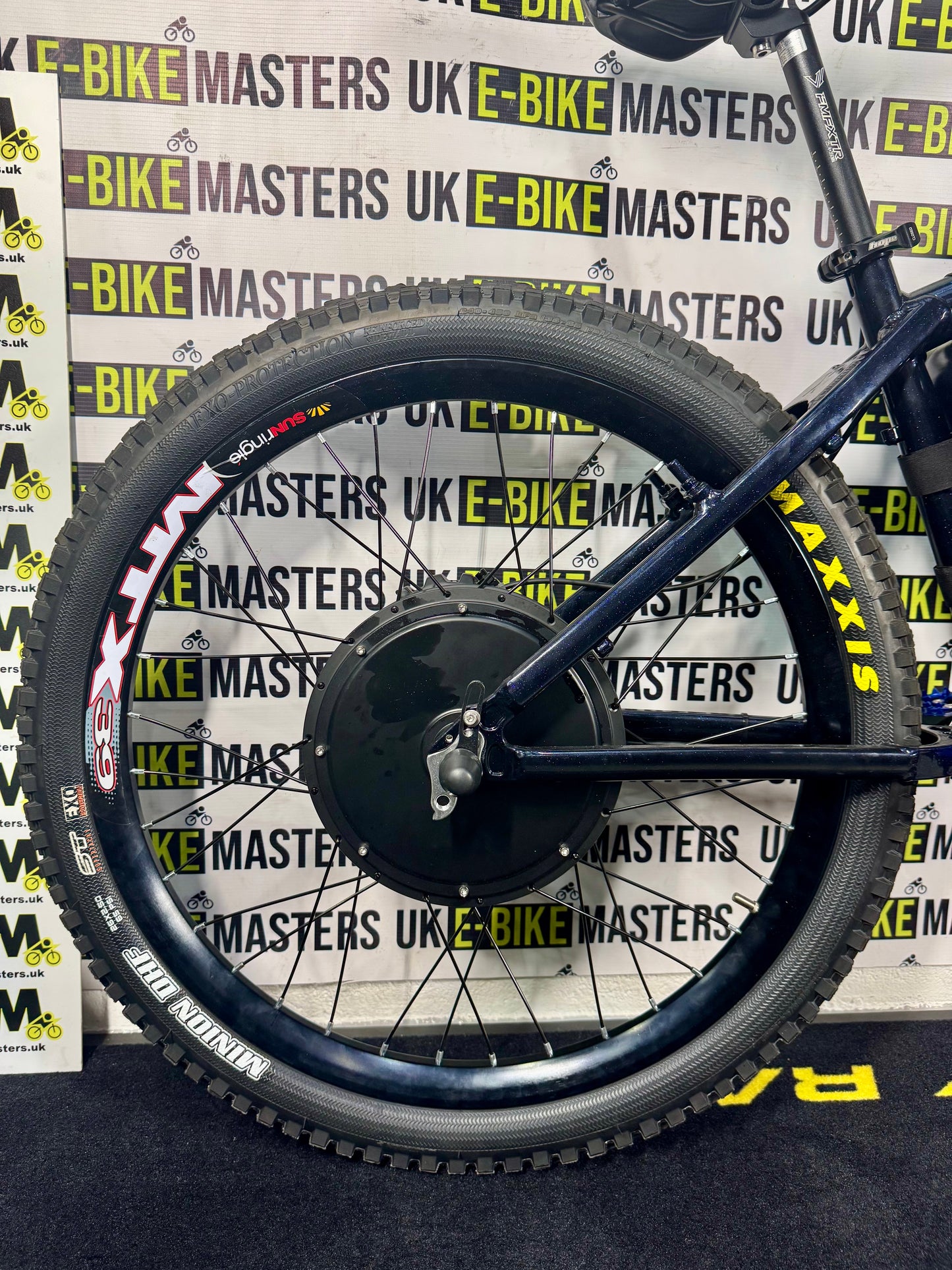 EBM Custom Wheelie Machine Blue