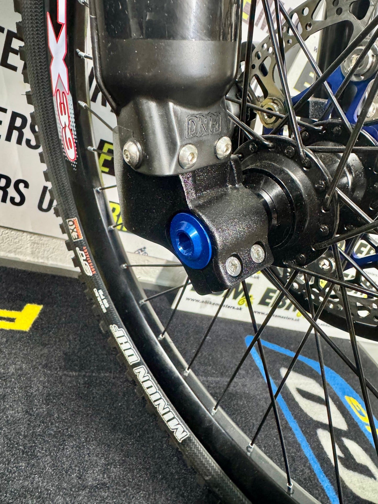 EBM Custom Wheelie Machine Blue