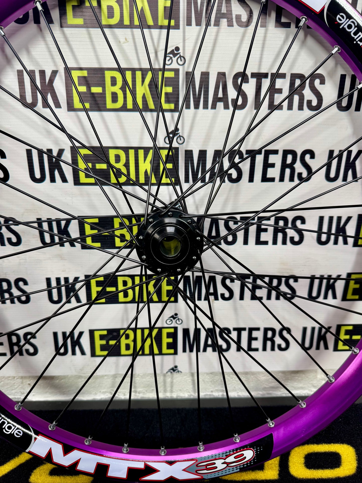 MTX Bolt Thru Front Wheel 27.5” 110x20mm Purple