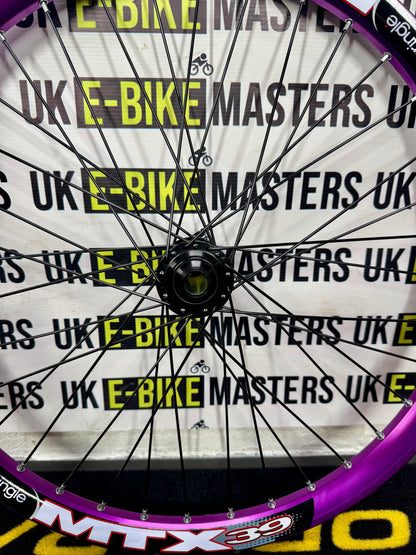 MTX Bolt Thru Front Wheel 26” 110x20mm Purple