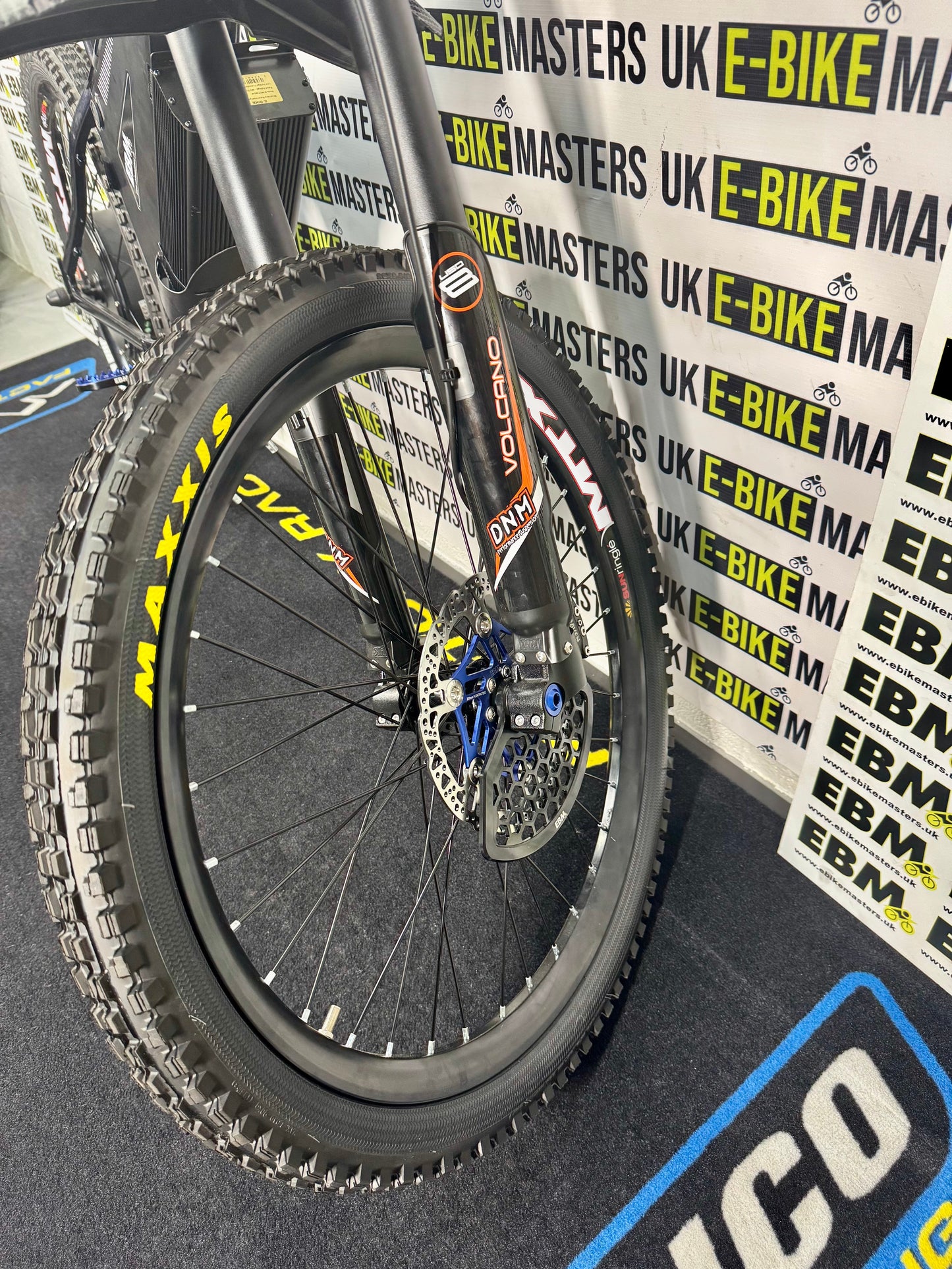 EBM Custom Wheelie Machine Blue