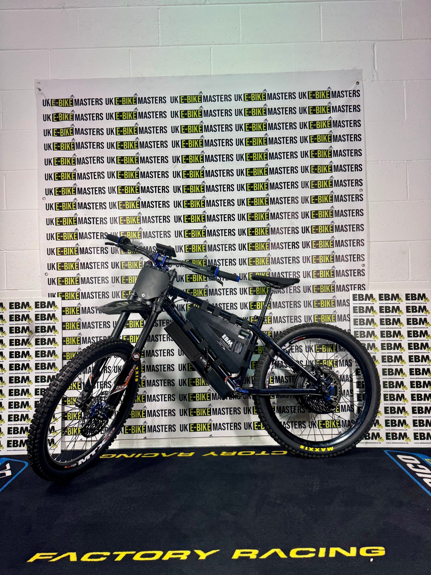 EBM Custom Wheelie Machine Blue