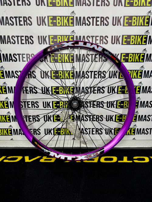 MTX Quick Release Front Wheel Purple 27.5”