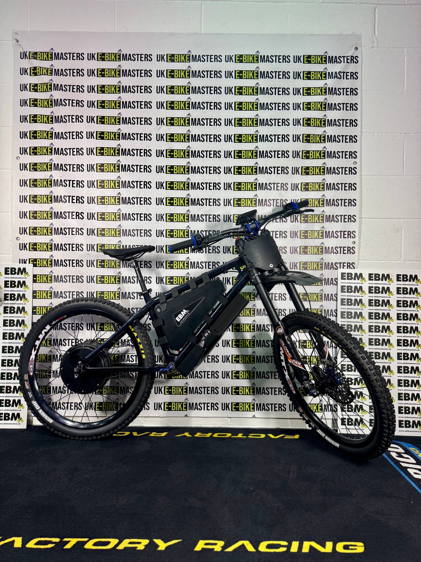 EBM Custom Wheelie Machine Blue