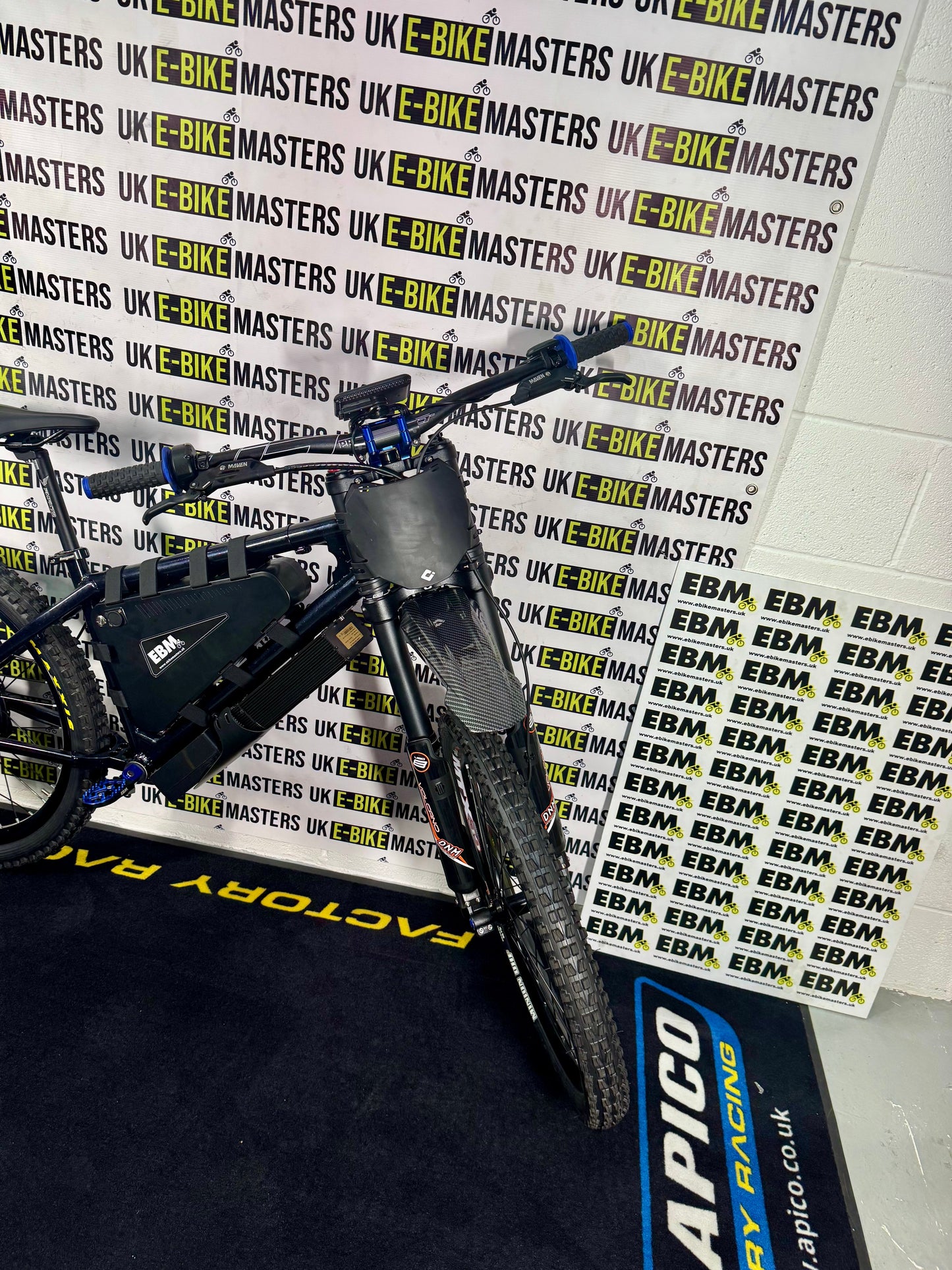 EBM Custom Wheelie Machine Blue