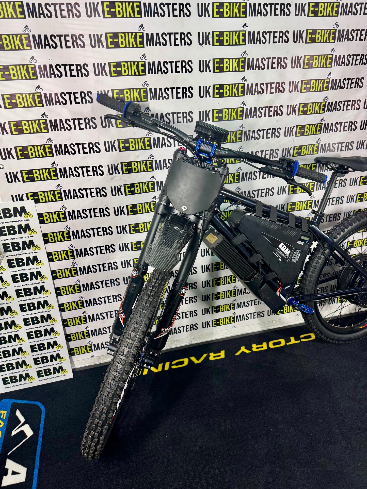 EBM Custom Wheelie Machine Blue