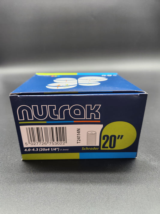 Nutrak 20"x4.0-4.3 Schrader Valve Fat bike Inner Tube