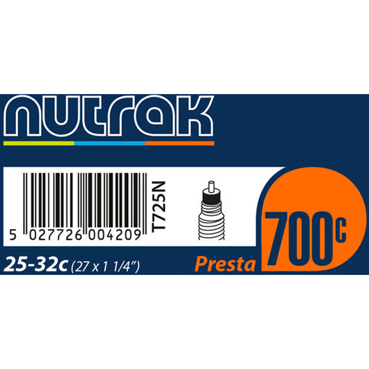 Nutrak 700c 25-32c Presta Valve Inner Tube