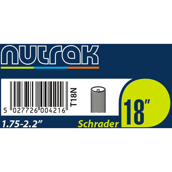 Nutrak 18"x1.75-2.2 Schrader Valve Inner Tube