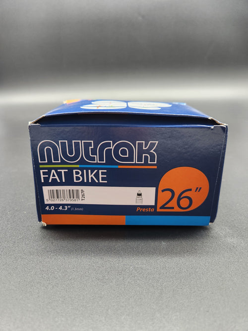 Nutrak 26”x4.0-4.3 Presta Valve Fat Bike Inner Tube