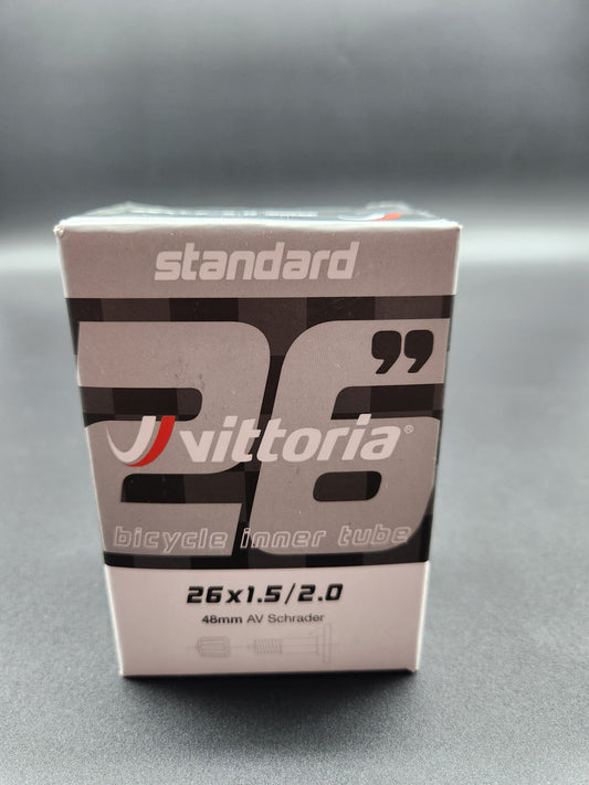Vittoria 26"x1.5-2.0 Schrader Valve Inner Tube