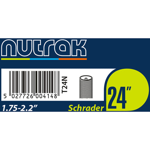 Nutrak 24"x1.75-2.2 Schrader Valve Inner Tube