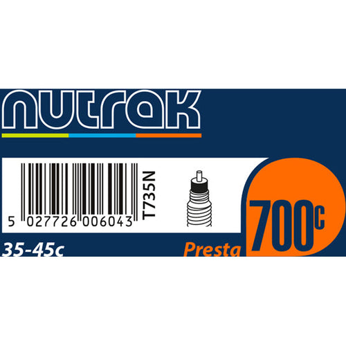 Nutrak 700c 35-45c Presta Valve Inner Tube